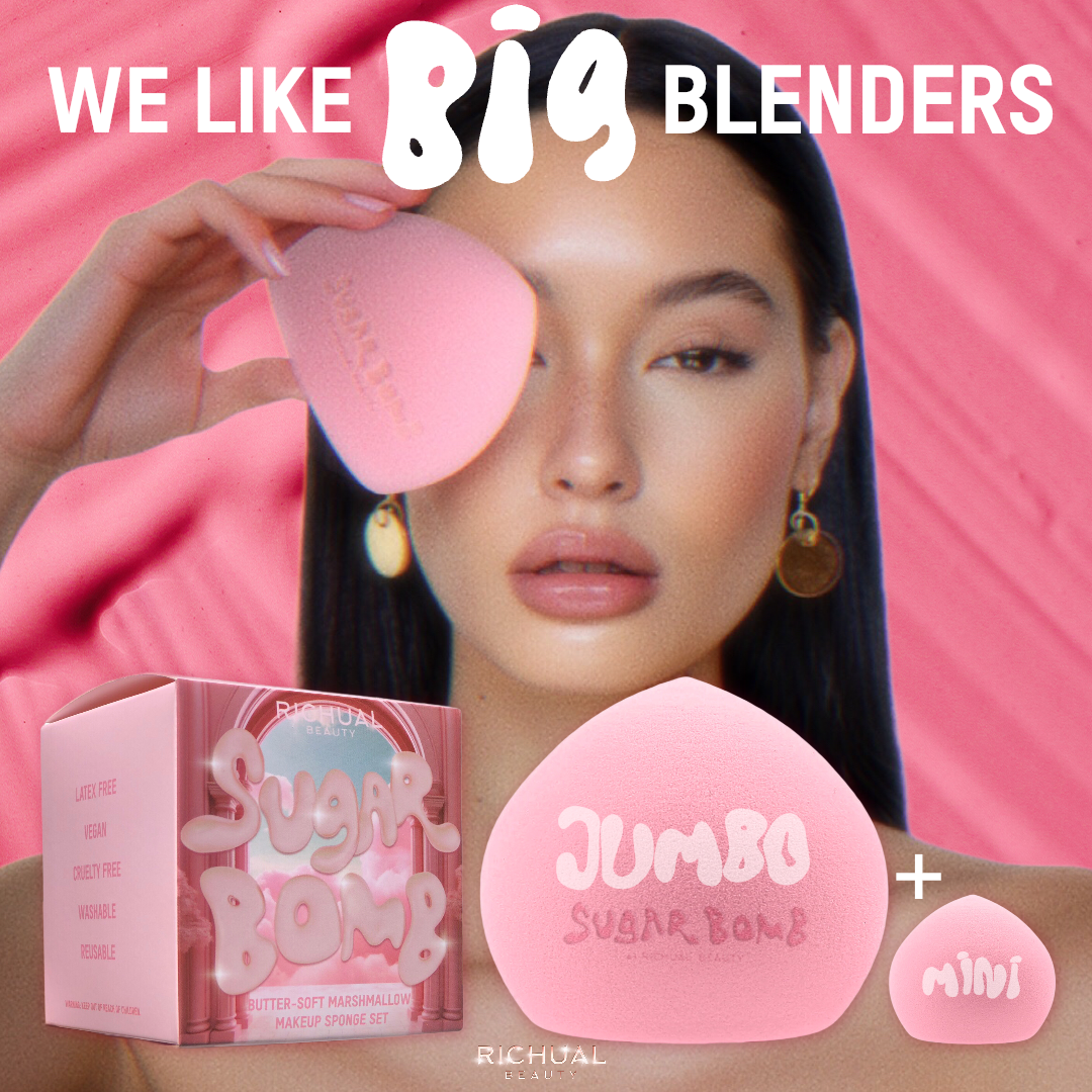 Sugar Bomb Blender ~ The Ultimate Blend Duo Set (Color: Original Candy Pink)