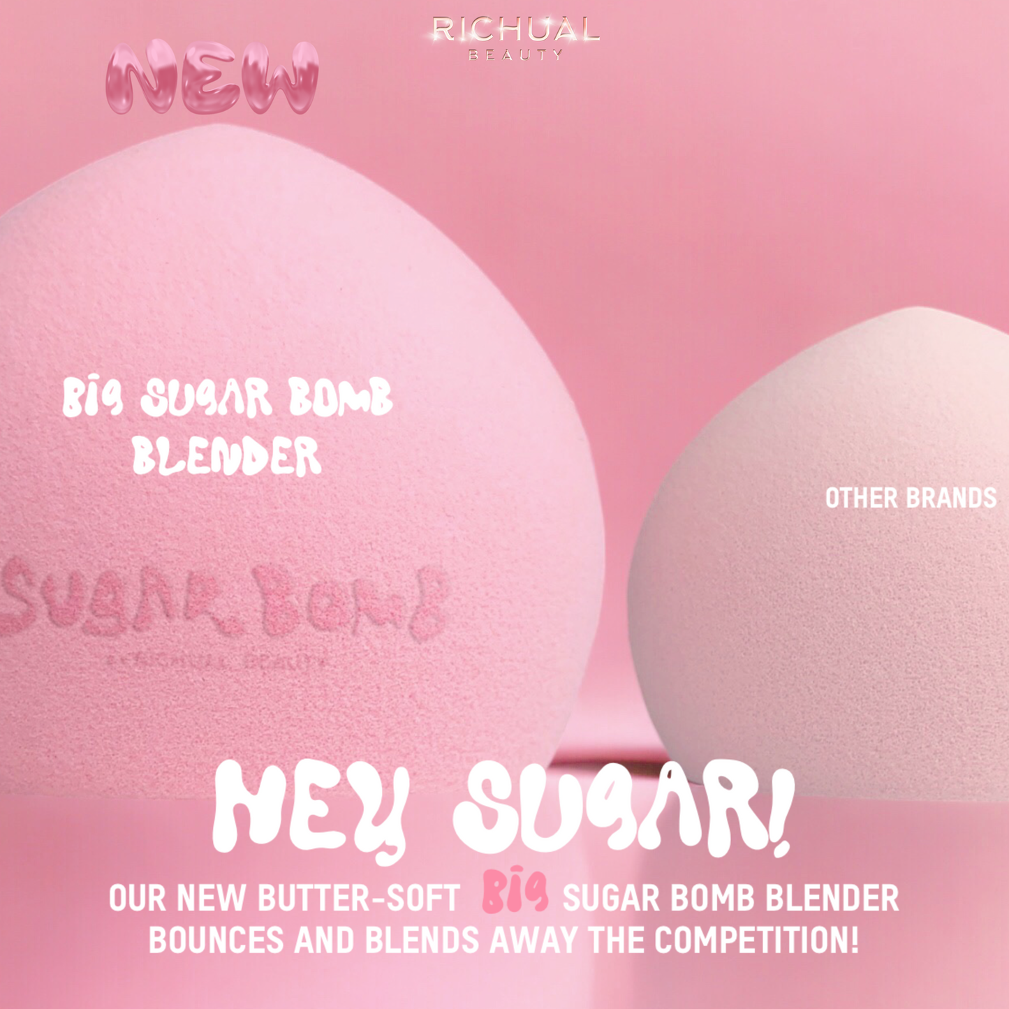 Sugar Bomb Blender ~ The Ultimate Blend Duo Set (Color: Original Candy Pink)