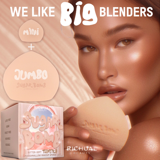 Sugar Bomb Blender ~ The Ultimate Blend Duo Set (Color: Limited Edition Almond Macaron)